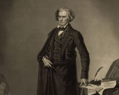 John C. Calhoun, vice president, was a proponent of slavery. 